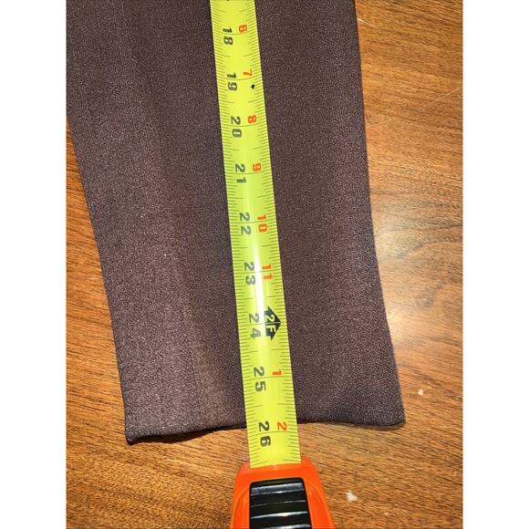 Vintage Jacket Button Up Vtg 60s 70s Polyester Pointed Collar Brown Est M/L - Picture 8 of 9